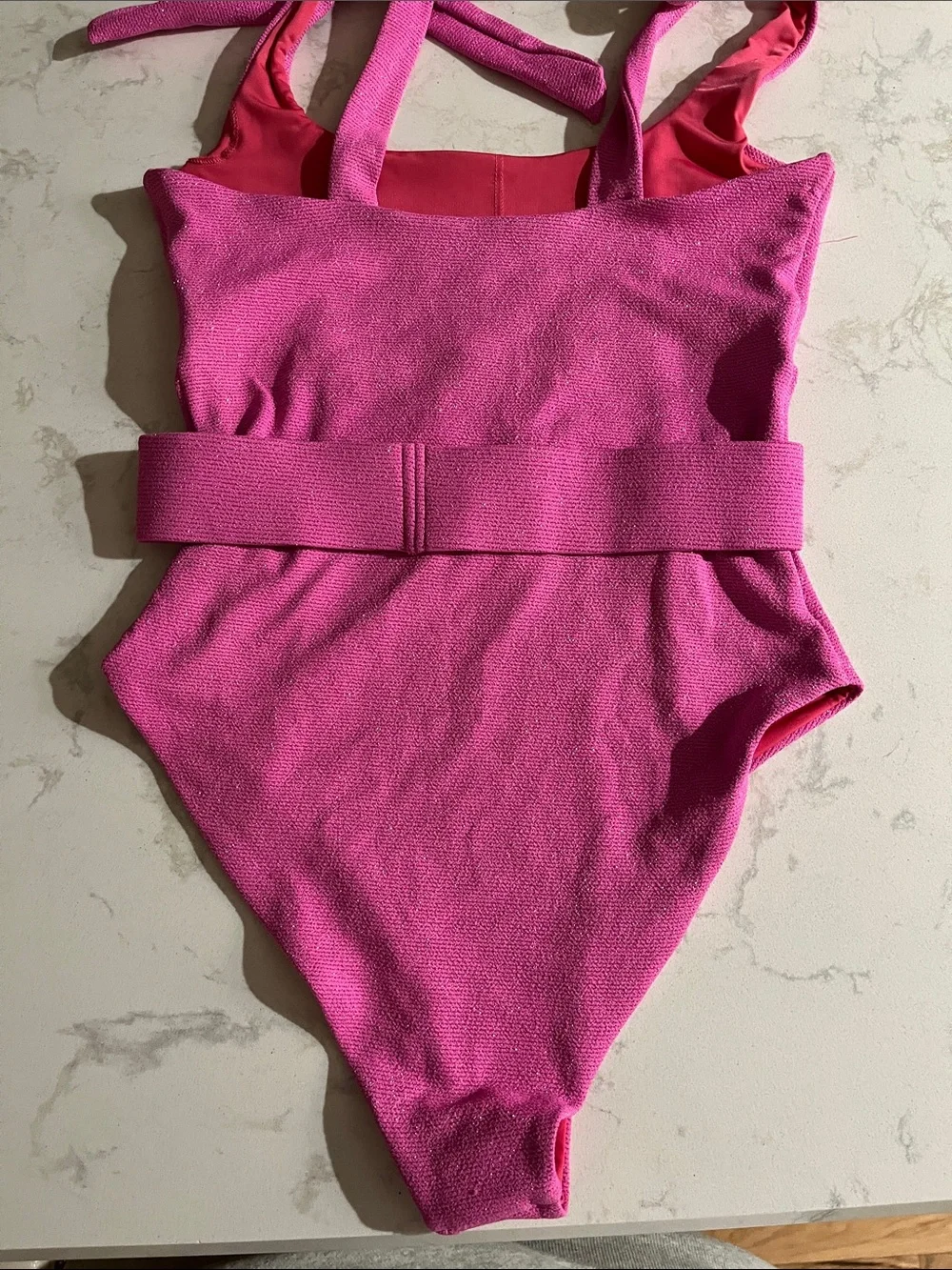 Beach Riot Bright Pink Performance Top